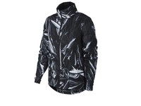 nike shield flash reflective running jacket